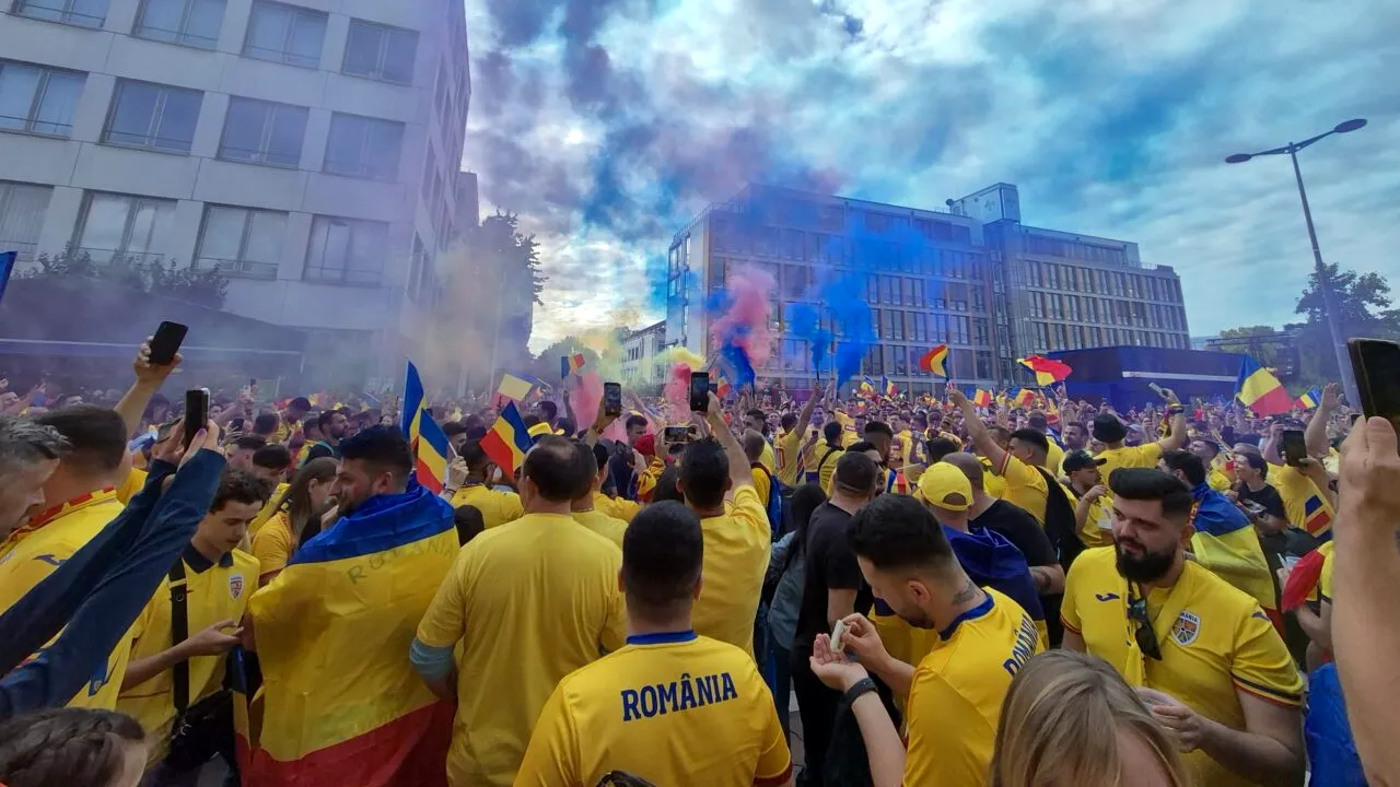 Suporterii români au invadat străzile din Koln, în așteptarea meciului cu Belgia. O victorie ne-ar califica în optimile EURO 2024
