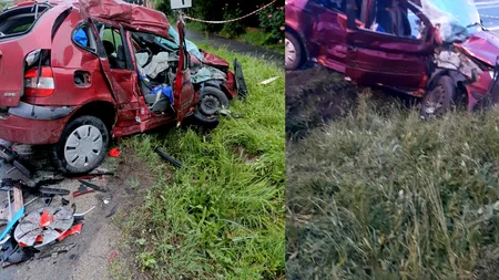 VIDEO | Și-a ucis soția după ce a intrat cu mașina într-un TIR. Un șofer din București a produs un grav accident în Argeș