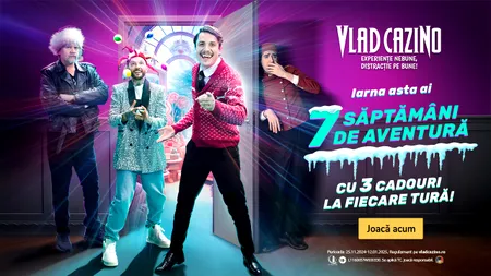 (P) Sezonul cadourilor la Vlad Cazino: 7 săptămâni de campanie cu câte 3 promoții fiecare