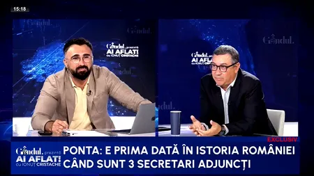 FUNCȚII peste funcții în Executiv! Victor Ponta: E prima dată în istoria Guvernului României când sunt trei secretari generali adjuncți
