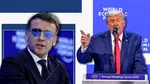 Trump ironizează apariția lui Macron cu ochelari de soare, în timpul discursului de la Davos: „Ce naiba s-a întâmplat?”