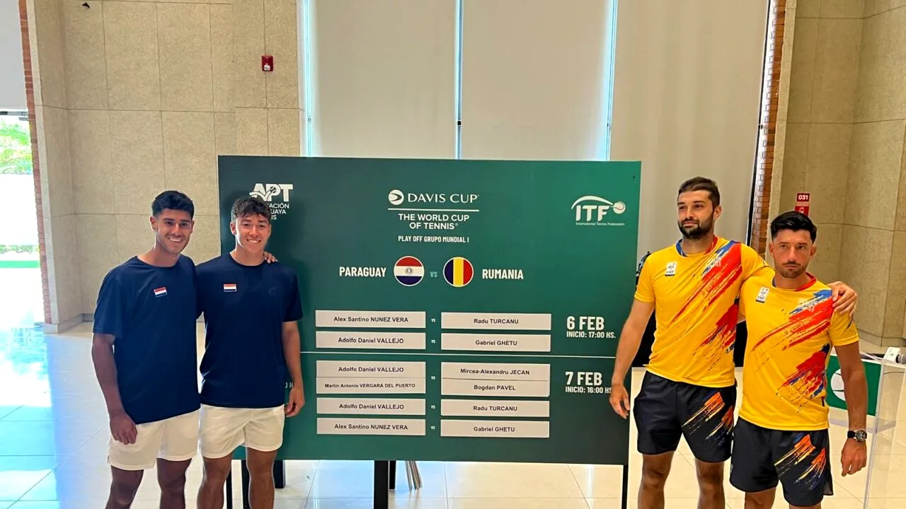 Unde se vede Paraguay - România în Cupa Davis! Avem programul meciurilor