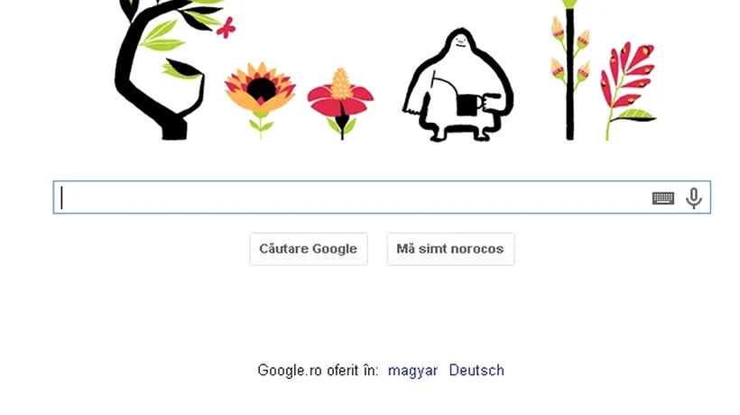 ECHINOCȚIUL DE PRIMĂVARĂ. Google Doodle cu ocazia evenimentului