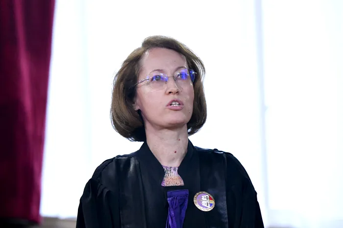 Judecătoarea Raluca Moroșanu a acordat un interviu pentru Recorder / foto: Mediafax Foto / Alexandru Dobre