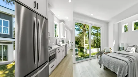 O casă construită după un pariu la bere se vinde la un preț uriaș. Are numai 3 METRI lățime