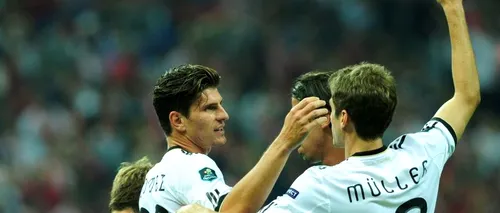 EURO 2012. GERMANIA învinge PORTUGALIA cu 1-0 prin golul marcat de Gomez