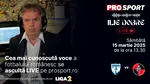 Ilie Dobre comentează LIVE pe ProSport.ro meciul F.C. Voluntari – F.K. Miercurea Ciuc, sâmbătă, 15 martie 2025, de la ora 13.30