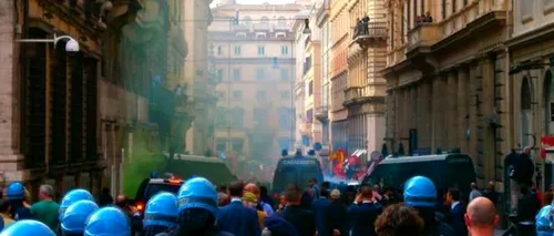 Confruntări între poliție și protestatari care se opun unui proiect feroviar, la Roma