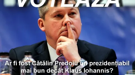 SONDAJ. Ar fi fost Cătălin Predoiu un prezidențiabil mai bun decât Klaus Iohannis?