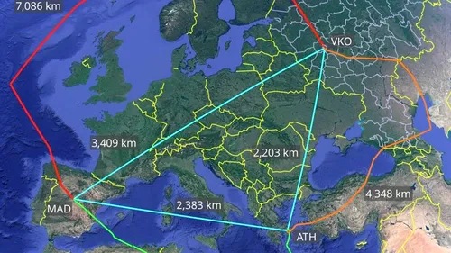 Un avion rusesc a făcut un ocol record de peste 15.000 de km, în urma interdicțiilor de zbor deasupra Europei