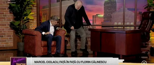 VIDEO | Marcel Ciolacu, „atacat” de un gândac urât mirositor în emisiunea lui Florin Călinescu: „Să nu vă mișcați...”