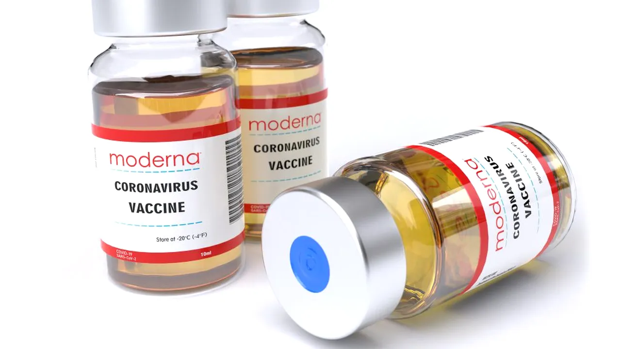 Prima tranşă de vaccin anti-COVID produs de Moderna va ajunge mâine în România
