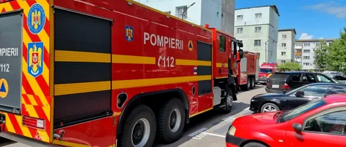 Explozie într-un bloc din Târgoviște. Două victime au primit îngrijiri