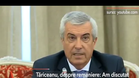 TĂRICEANU, despre remaniere: Am discutat cu Liviu Dragnea. ALDE NU REMANIAZĂ pe nimeni