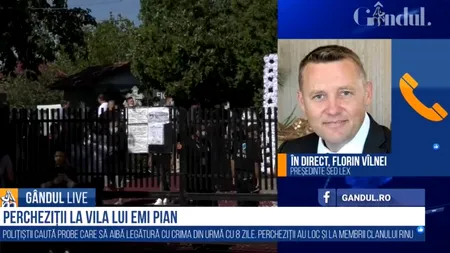 GÂNDUL LIVE. Florin Vîlnei, liderul Sed Lex, despre descinderile la clanuri: „Toată presiunea este ațintită asupra Poliției. Dar oare pârghiile legislative ne permit să facem mai multe?”