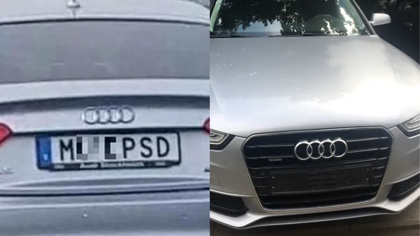 VIDEO. Momentul în care poliția RIDICĂ numerele cu M...EPSD. Șoferul cu plăcuțe anti-PSD s-a ales cu un DOSAR PENAL