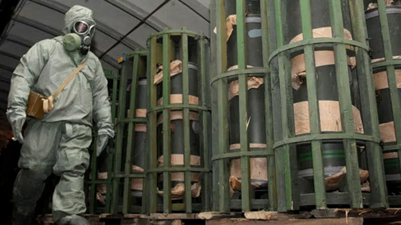 Experții ONU aflați în misiune în Siria examinează un stoc de arme chimice estimat la 1.000 de tone