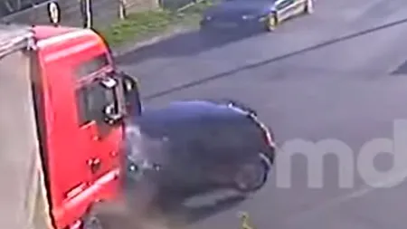 Primele imagini cu accidentul în care a murit Părintele Modest