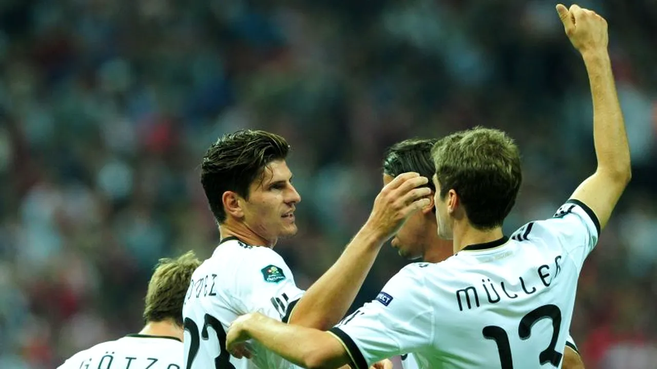 EURO 2012. GERMANIA învinge PORTUGALIA cu 1-0 prin golul marcat de Gomez