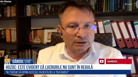 GÂNDUL LIVE. Florin Hozoc, director al unei companii farmaceutice, analizează situația de la Institutul de Oncologie: „Este de-a dreptul ciudată o asemenea proporție, un asemenea tablou!”