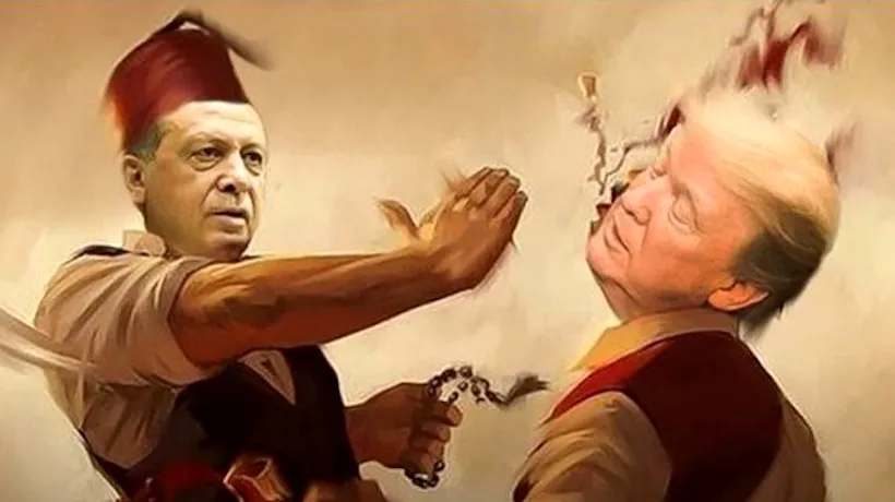 Sultan ErdoÄŸan îi arată lui Trump palma otomană (osmanlÄ± tokadÄ±)