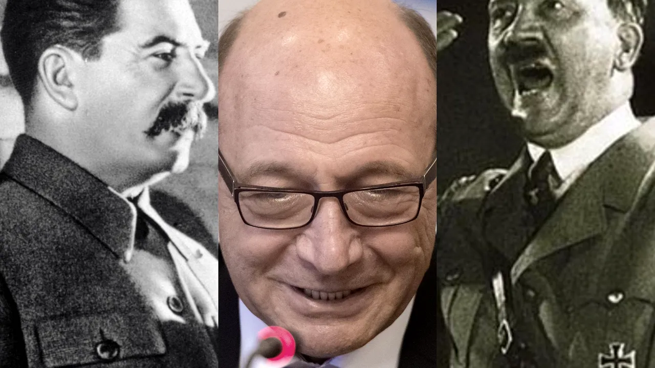 Traian Băsescu: România trăiește și astăzi după voința lui Hitler și Stalin