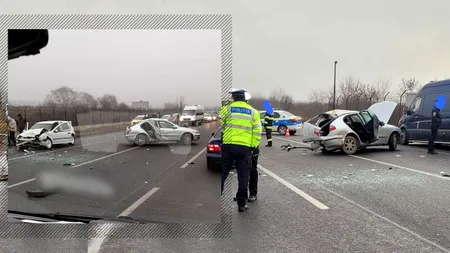 Accident grav în apropiere de București, în localitatea Șindrilița: Un om a murit și alte trei persoane au fost rănite - FOTO