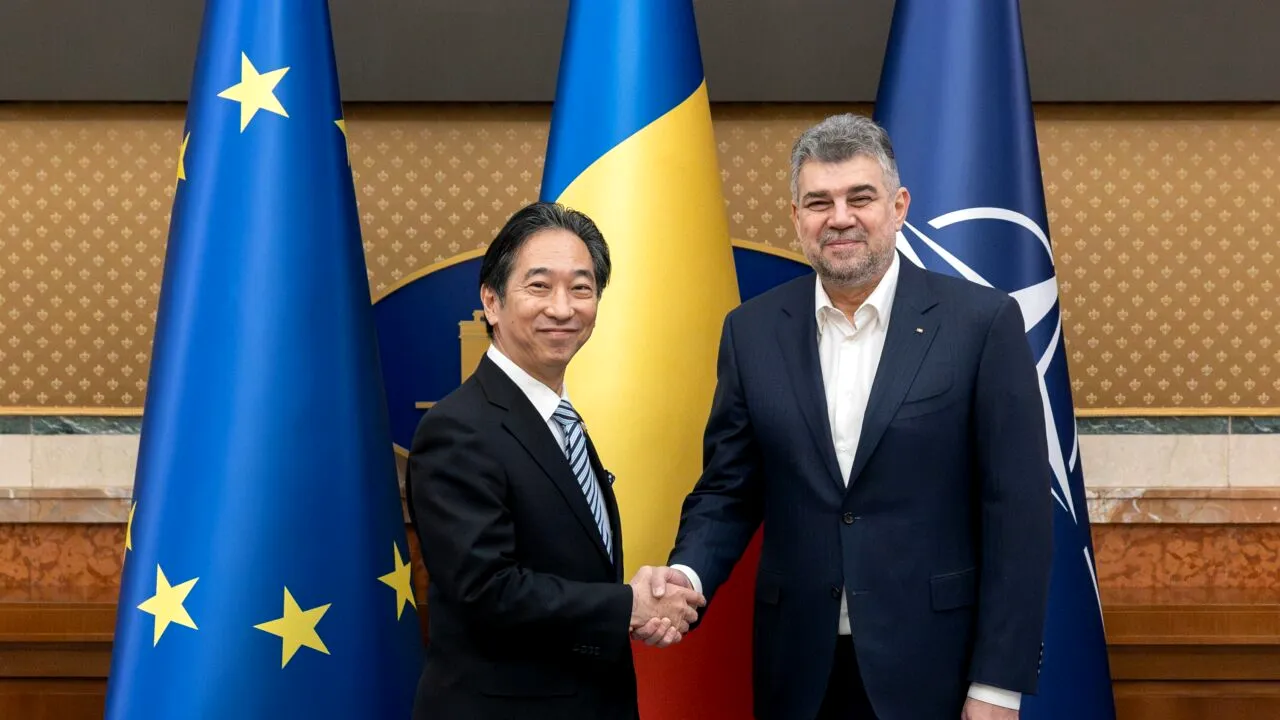 Marcel Ciolacu, întâlnire cu noul ambasador al Japoniei în România, Katae Takashi / „Parteneriat strategic în acțiuni concrete e scopul nostru comun”