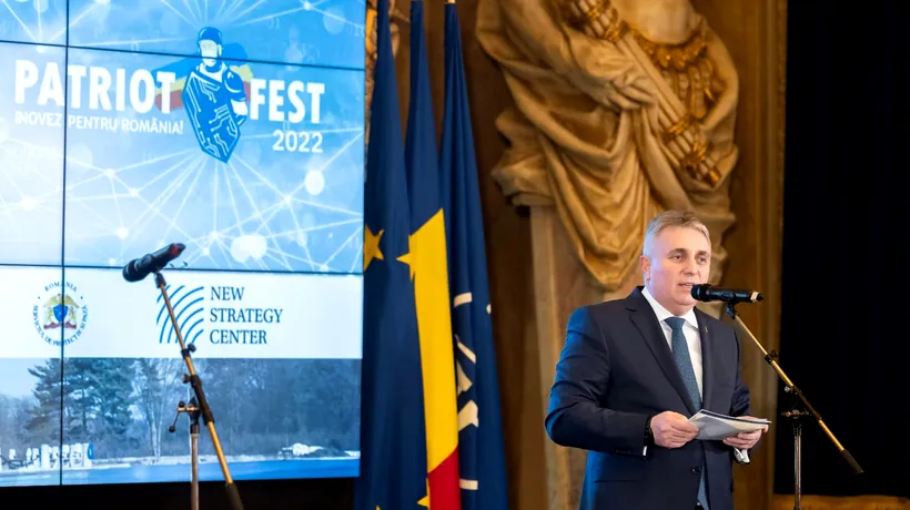 FOTO: Gala PatriotFest | Lucian Bode: „Cercetarea în domeniile emergente, mai ales cele cu relevanță pentru apărarea României, este esențială, iar lecțiile pe care le învățăm din actualul context internațional sunt foarte valoroase pentru anii ce vor urma”