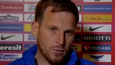 Florin Cernat își ia adio de la Steaua. „Cred că nu mai are niciun sens