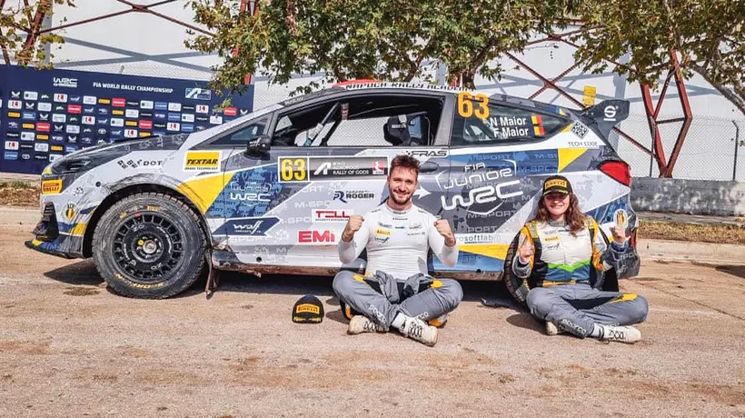 Frații Maior au CÂȘTIGAT Acropole Rally și sunt vicecampioni mondiali de juniori la raliuri