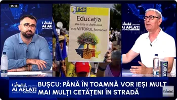 Doru Bușcu: „Până în toamnă vor ieși mult mai mulți cetățeni în stradă”