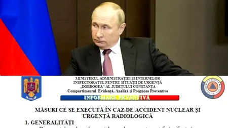 Românii primesc broșuri cu măsuri ce se execută în cazul unui accident nuclear. Precizările Ministerului de Interne (UPDATE)