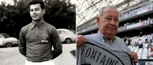 A murit Just Fontaine, unul dintre cei mai mari fotbaliști francezi al tuturor timpurilor! Deține un RECORD greu de egalat