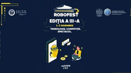 Cel mai mare festival european de TEHNOLOGIE la București. Roboți din filme SF se reunesc pentru trei zile la ROBOFEST 