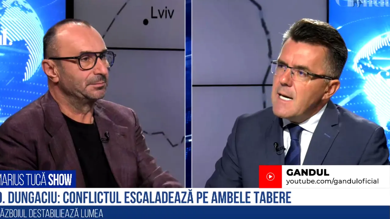 VIDEO Dan Dungaciu: „Conflictul escaladează pe ambele părți. Occidentul știe că Rusia nu și-a jucat toate cărțile”