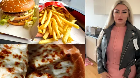 O femeie cheltuie aproape 600 de EURO pe săptămână pentru a mânca produse fast-food: „Nu am mai gătit de 10 ani. Dar sunt sănătoasă și mă simt bine”