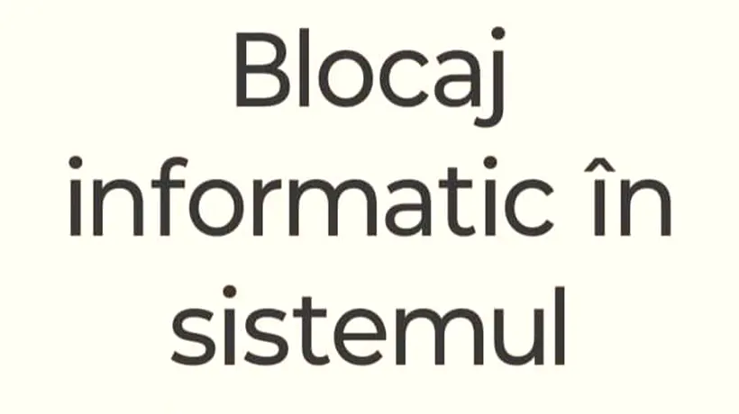 Bancul de joi | Blocaj informatic în sistemul bugetar din România