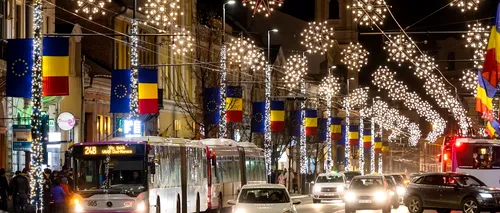 A început împodobirea Clujului. Cât plătește primăria pentru iluminatul festiv din acest an