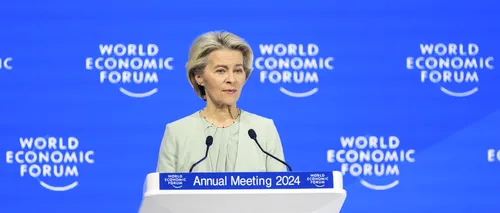 Ursula von der Leyen cere, la Davos, menținerea solidarității la nivelul UE /”Ne confruntăm cu cele mai mari riscuri asupra ordinii globale”