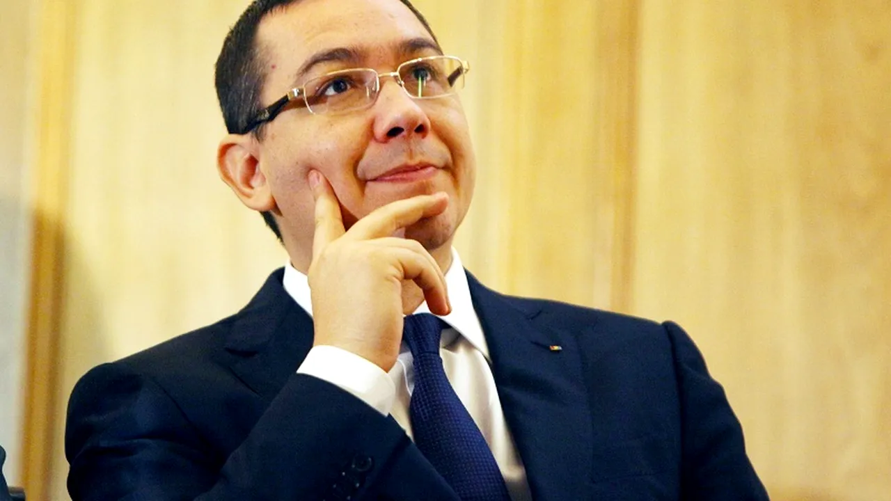 Ce făcea Victor Ponta aseară: 