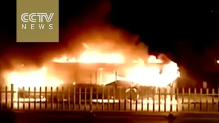 Incendiu la bordul unui autobuz din China. Bilanțul: 14 morți