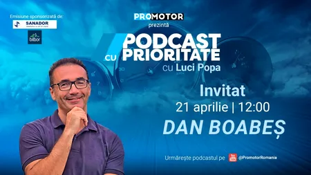 „Podcast cu Prioritate” by ProMotor, episodul 72 - Dan Boabeș demontează mituri despre taximetria bucureșteană