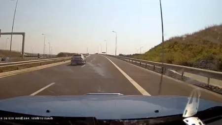 Ce a făcut un șofer din Sibiu pe autostradă. „M-am uitat ca prostul de vreo 4-5 ori și tot nu îmi vine să cred