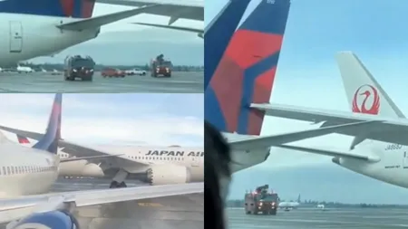 Incident pe aeroportul din Seattle. Două avioane Boeing s-au acroșat pe pista de aterizare