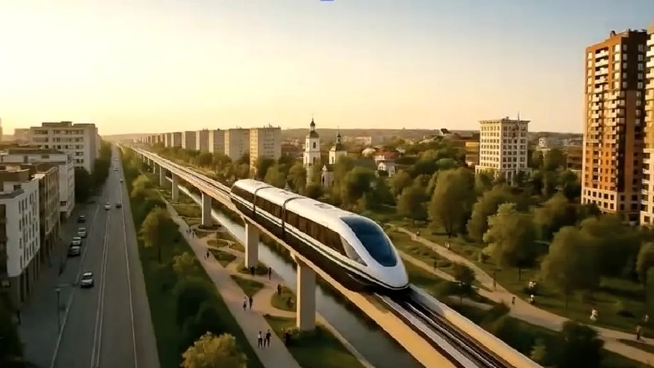 Iași: Ce șanse sunt pentru transportul public la înălțime? Monorail cu trei trasee posibile, centrul va fi ocolit