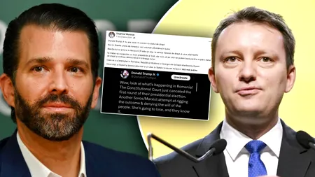 Siegfried Mureșan l-a atacat pe fiul lui Trump în 2024 pentru că a îndrăznit să critice anularea alegerilor din România: „Donald Trump Jr. nu are nimic în comun cu statul de drept”
