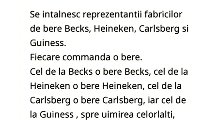 BANCUL ZILEI | Se întâlnesc reprezentanții fabricilor Becks, Heineken, Carslberg și Guiness