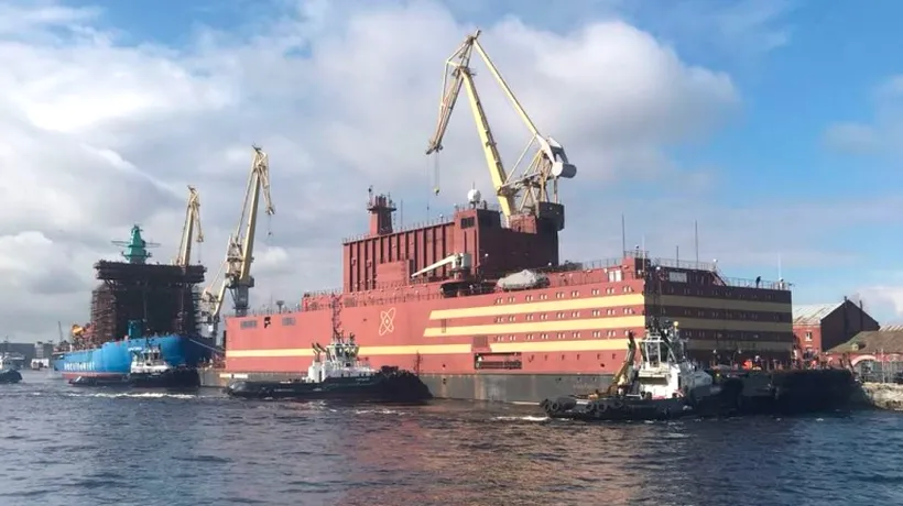 Rusia va inaugura luna viitoare o centrală nucleară plutitoare, numită de Greenpeace „Cernobîl pe gheață