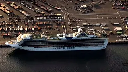 ROMÂNI ACASĂ. O parte din românii care se aflau pe vasul Grand Princess aflat în carantină pe coasta californiană s-au întors în România